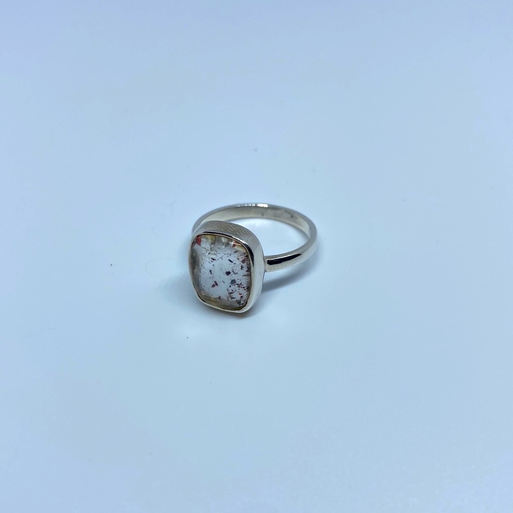 Lepidocrocite and Sterling Silver Ring size 7 ✨